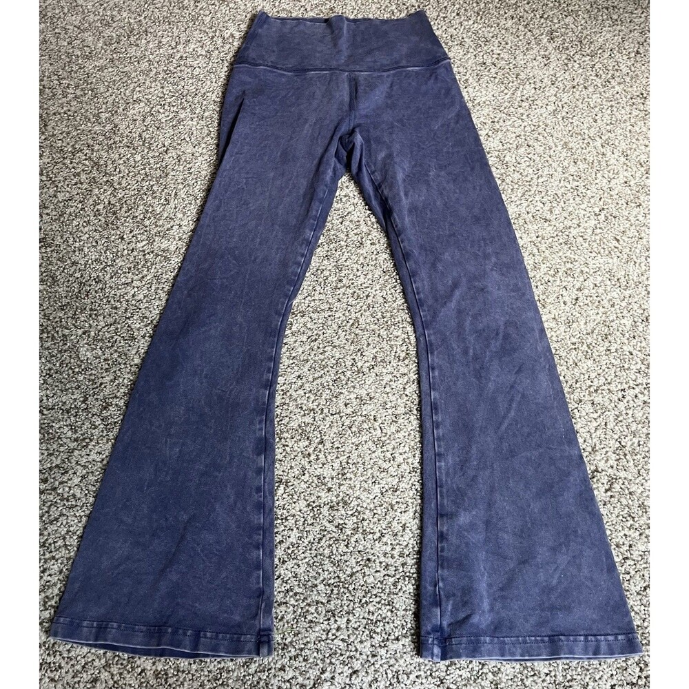Women's Offline By Aerie Washed Blue Crop Flare Leggings, Size XS